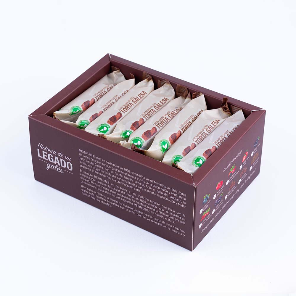 Caja de Porciones de Torta Galesa - 8 unidades