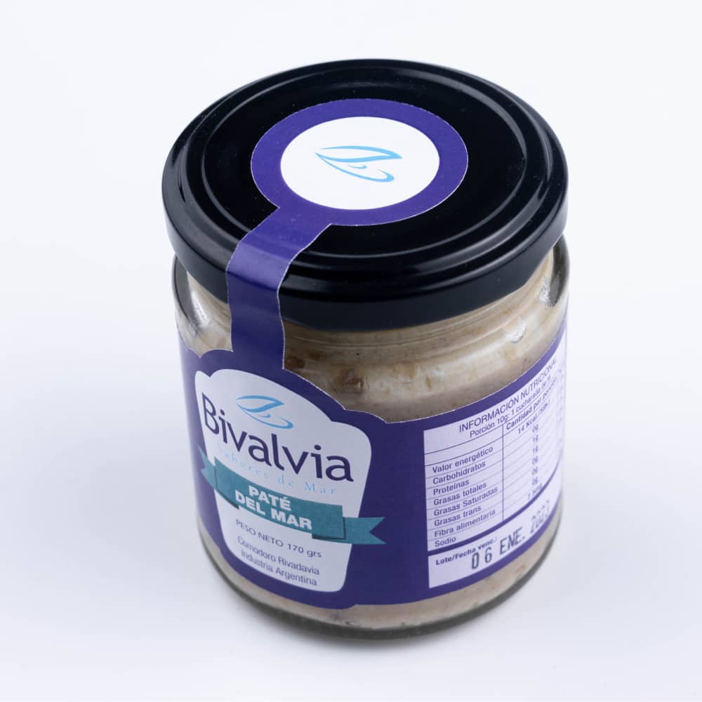 Paté Sabores de Mar - 170 gramos - BIVALVIA