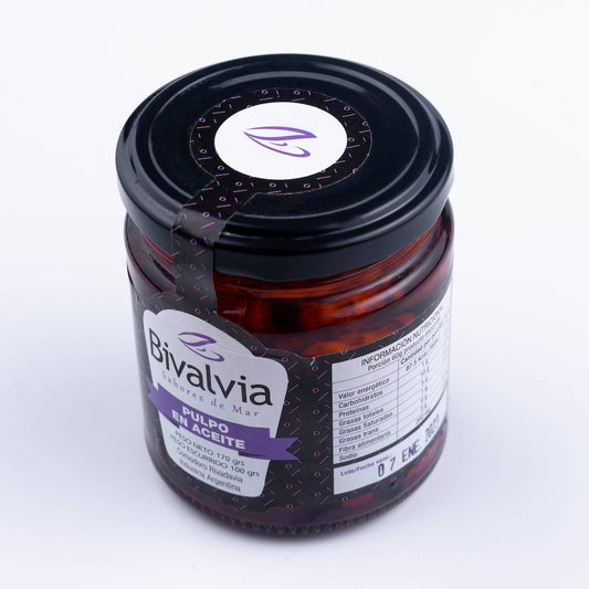 Pulpo en Aceite - 170 gramos - BIVALVIA
