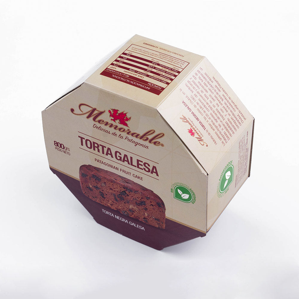 Torta Galesa - 800 gramos en Caja de Cartón